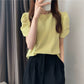パフスリーブ　半袖　Tシャツ【342】